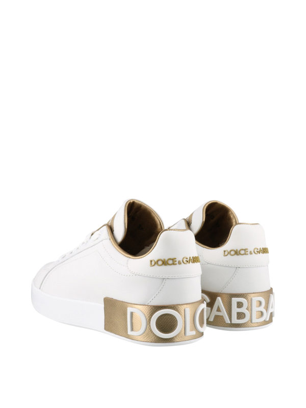 The Best Shops DOLCE & GABBANA: trainers - Portofino leather sneakers
